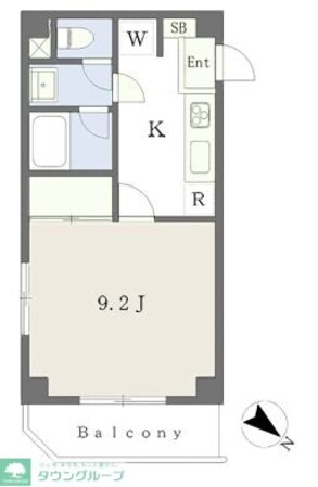 パレドール玉川の物件間取画像